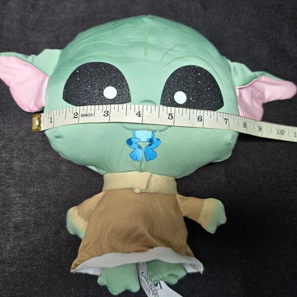 Star Wars Doorables Puffables Mandalorian Grogu Baby Yoda The Child Plush 10" - Picture 8 of 10
